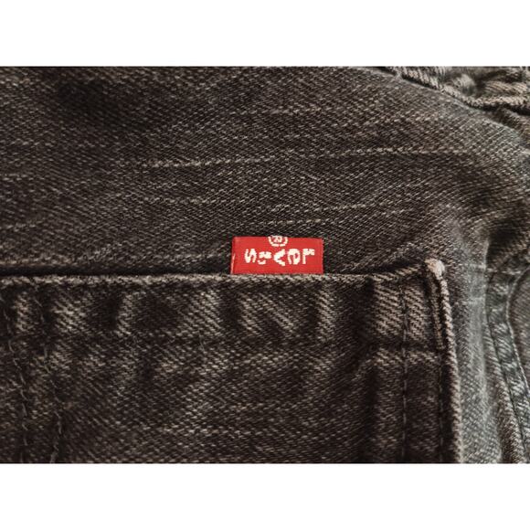 Levi's 559 Denim Jeans Men's Size 40x30 Dark Wash Relaxed Straight Black Casual - Picture 6 of 13